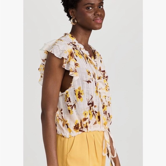 Free People Naya Printed Top small - Picture 2 of 16